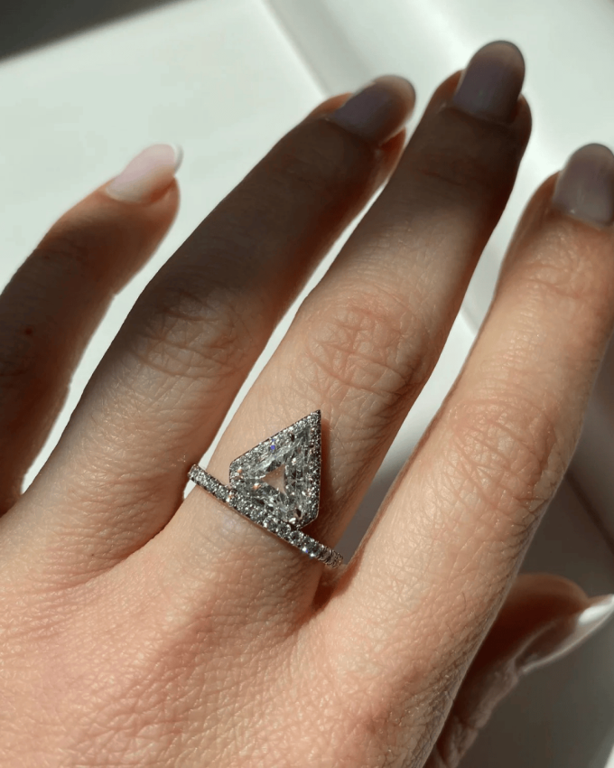 diamond shield cut Unique Diamond Cuts