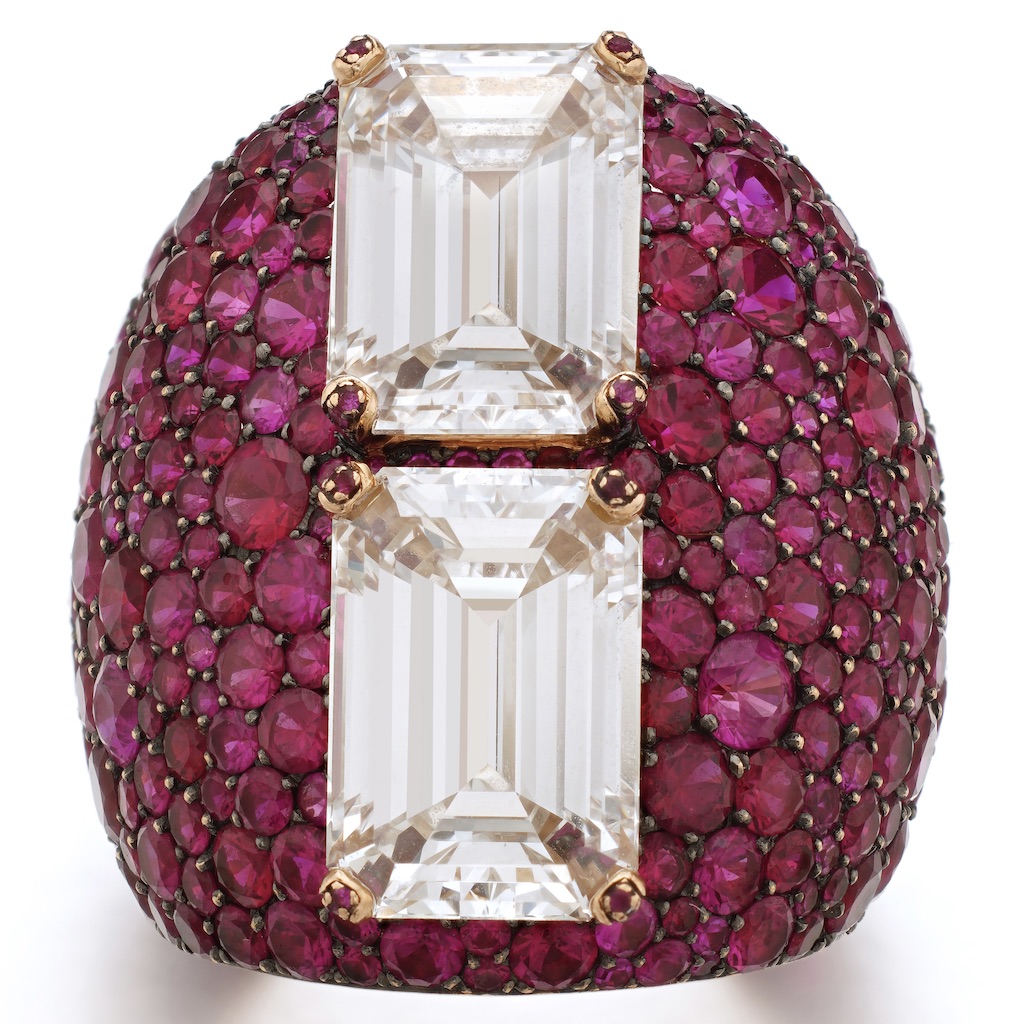 Sotheby's Geneva: De Grisogono, Ruby and Diamond Ring