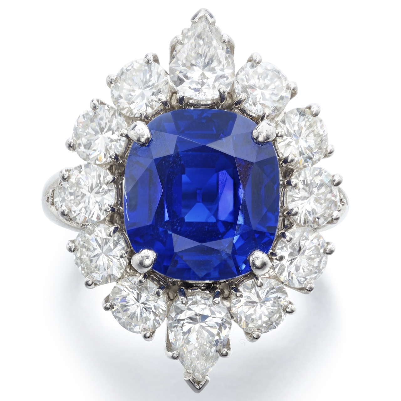 Sotheby's Geneva: Van Cleef & Arpels, Superb Sapphire and Diamond Ring Pendant Combination