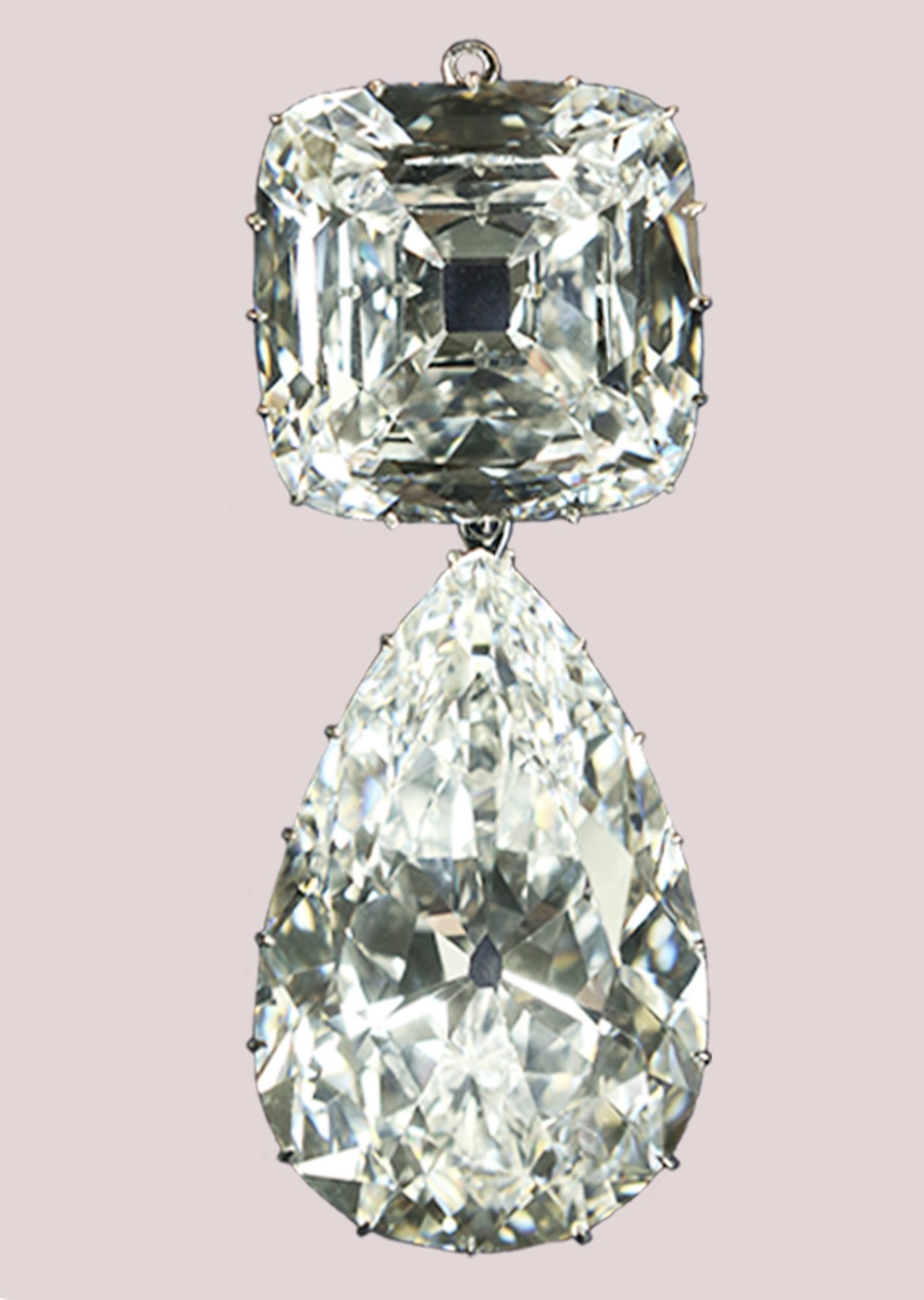 Queen Mary's "Granny's Chips" brooch is made up of the Lesser Stars of Africa, including the Cullinan III and the Cullinan IV.