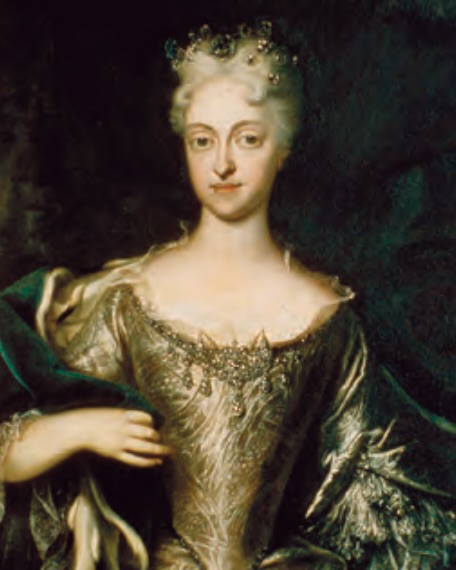 The Wittelsbach-Graff Diamond: The Journey of a Blue Legend 3 In what is believed to be the oldest painting of the Wittelsbach Blue Diamond (now the Wittelsbach-Graff Diamond), Maria Amalia of Austria's bridal portrait shows the large blue diamond as the centerpiece in her hair ornament.