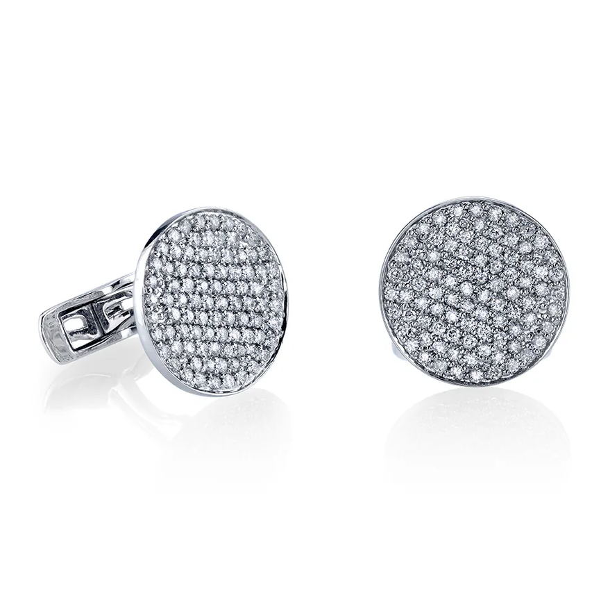 diamond cufflinks
