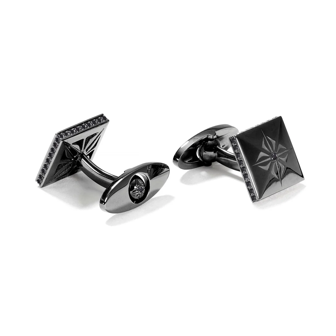 diamond cufflinks