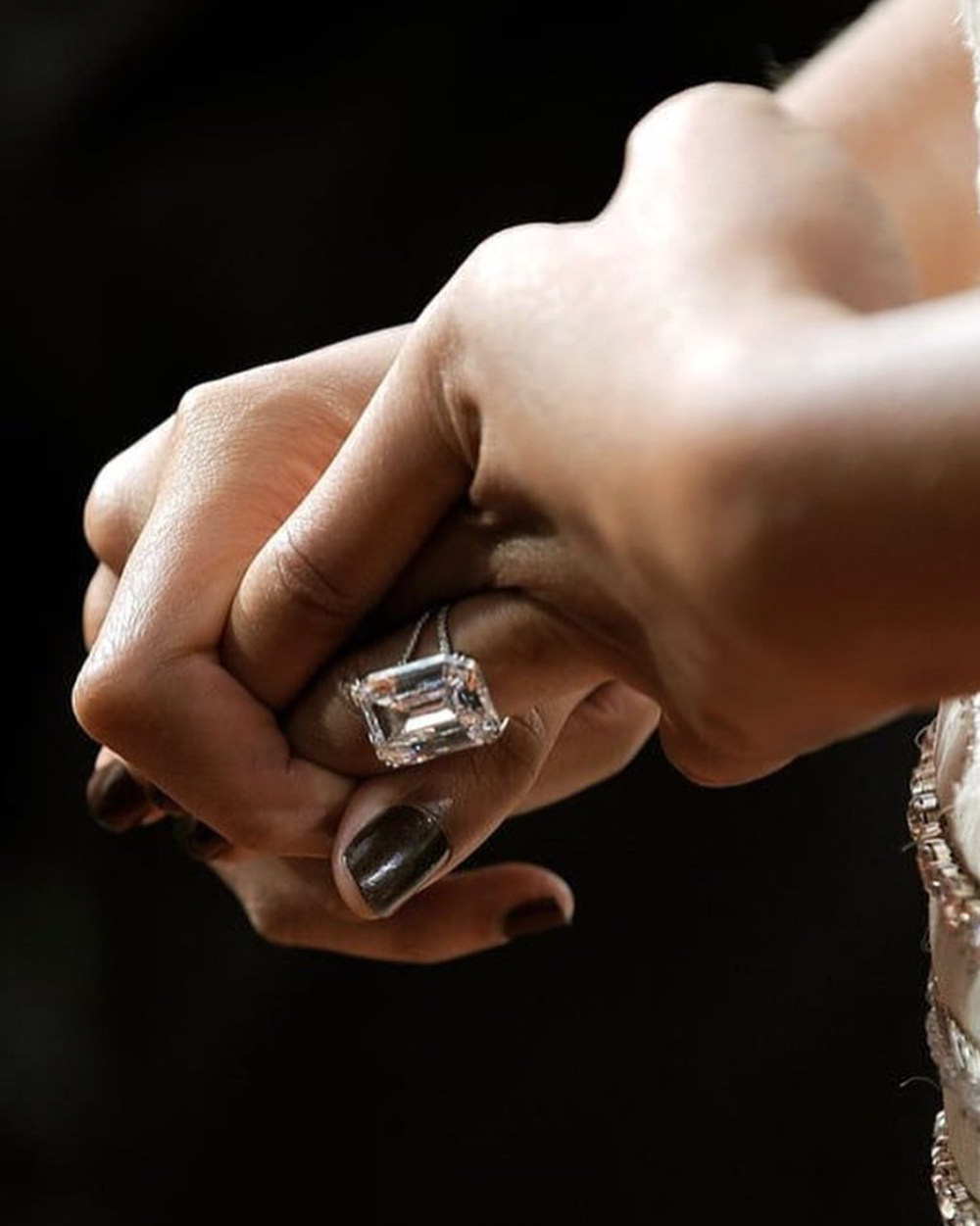 When the World Said Yes: Celebrity Engagement Rings That Changed the Game 8 Emerald cut diamond engagement ring