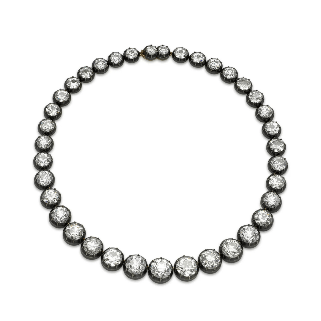 Claire Khodara Stephen Russell diamond neckalce
