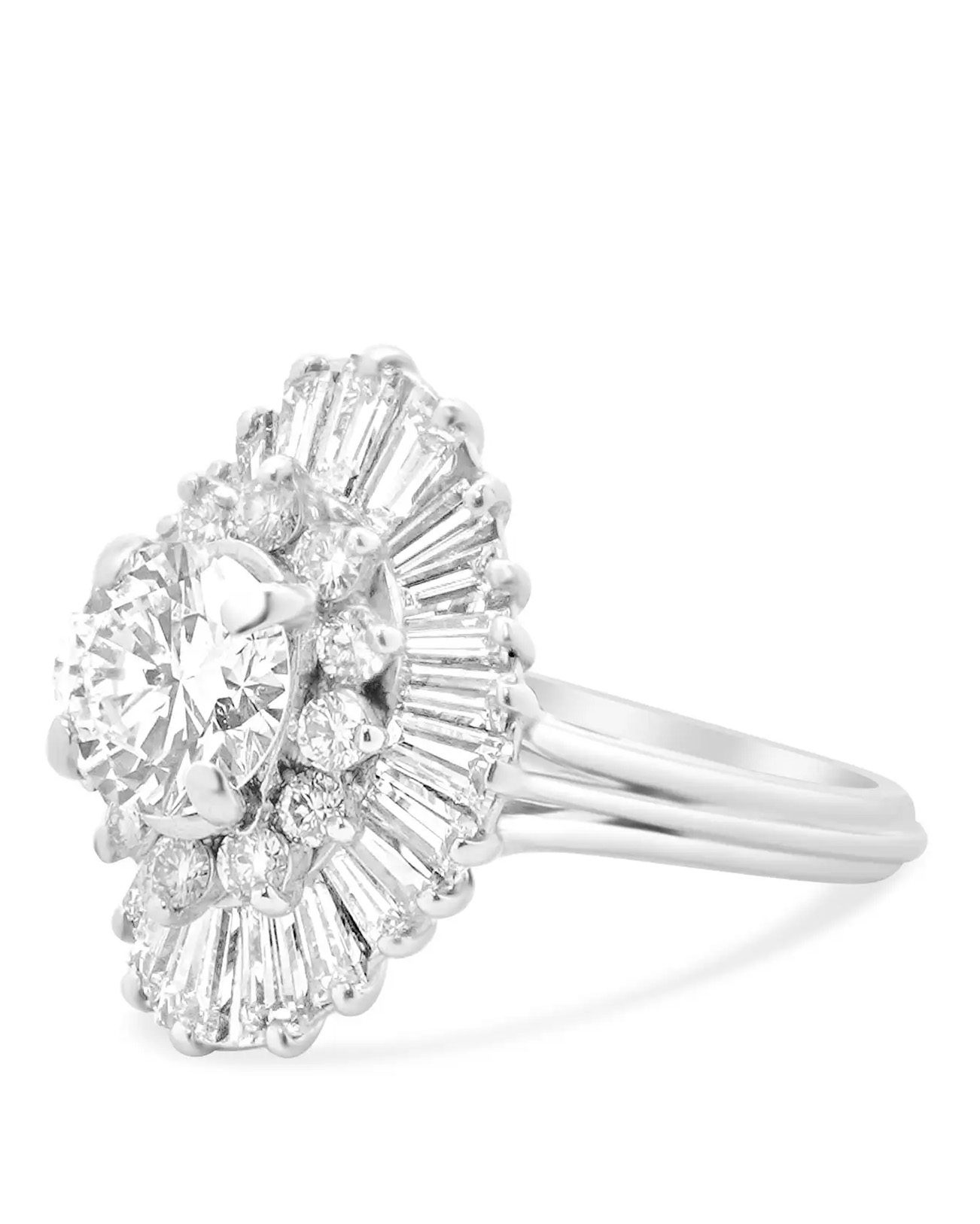 1stDibs Diamond Ballerina Ring, $5,600, 1stdibs.com