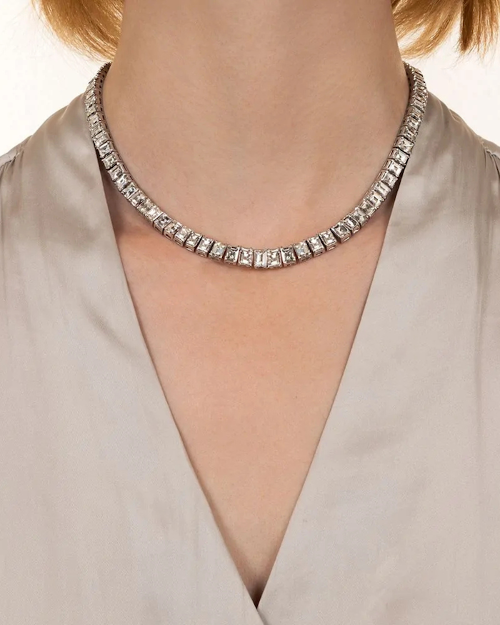 The Carré Cut Diamond: A Rare Square Shape With Art Deco Vibes 4 carré cut diamond necklace