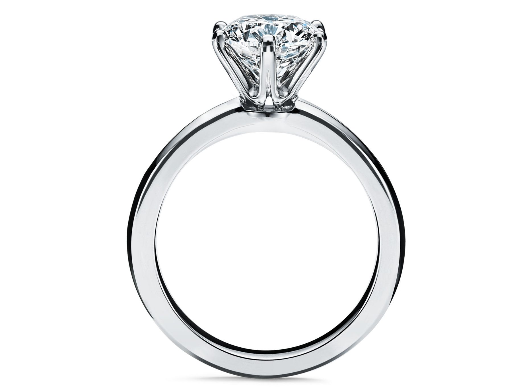 The Tiffany® Setting Engagement Ring in Platinum solitaire ring setting Engagement Ring Metals