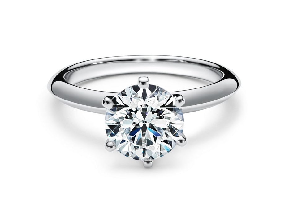 The Tiffany® Setting Engagement Ring in Platinum solitaire ring setting Engagement Ring Metals