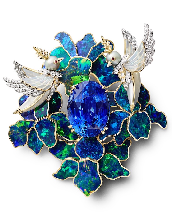 Bird on a Rock Tiffany & Co. debuts a one-of-a-kind creation, Legendary Bird: The Sapphire Edition
