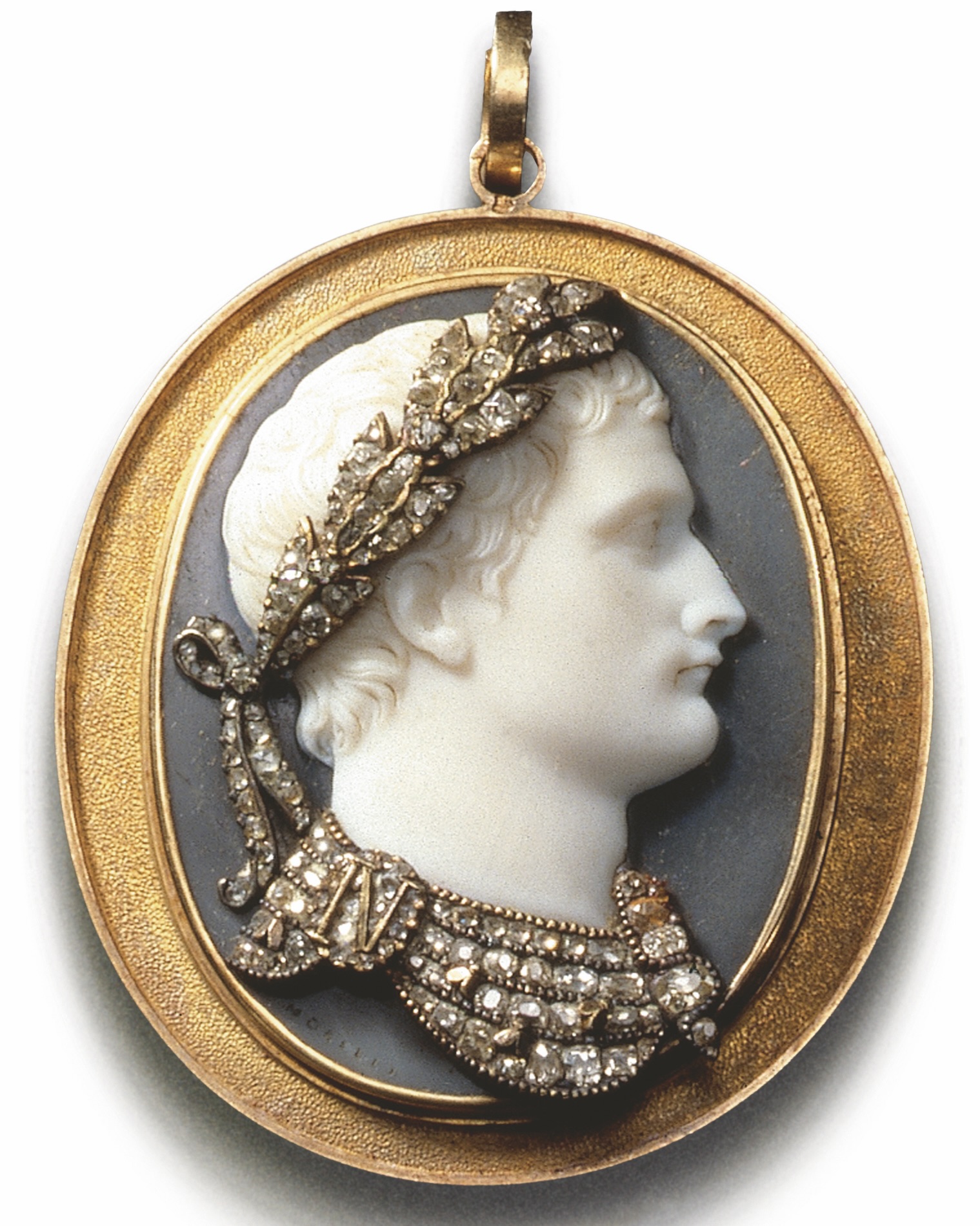 Diamond-encrusted cameo habillé portrait of Napoleon (c.1805) by Niccolò Morelli (Wikimedia Commons/Public Domain)