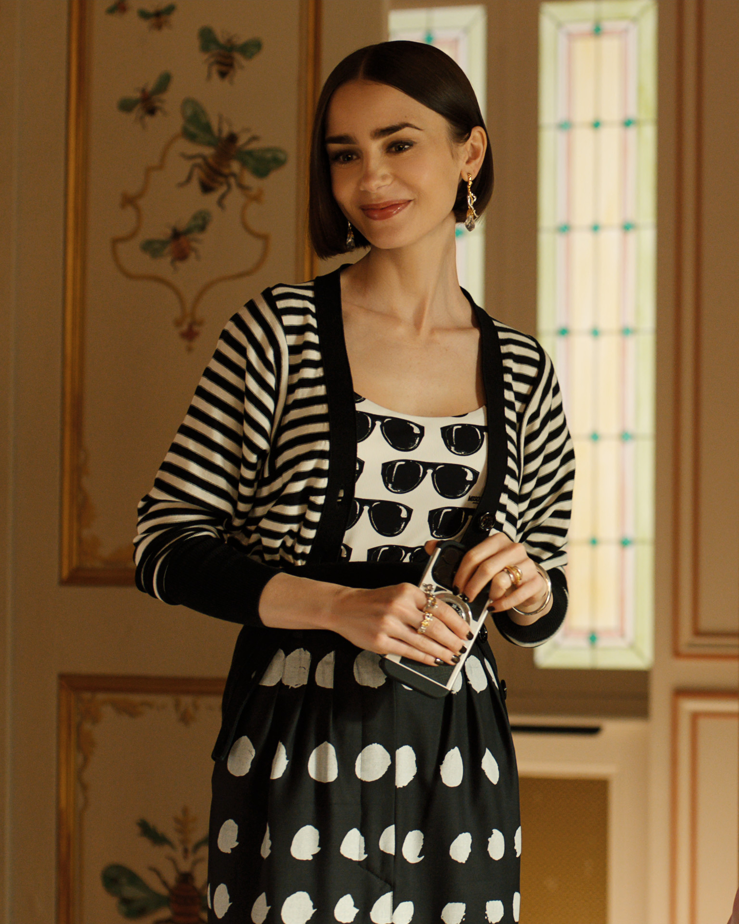 Lily Collins in Emily Paris season 5