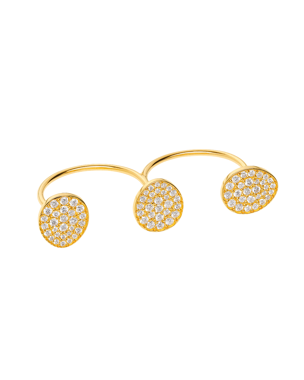 Guzema Trio Flat Ring as seen in Season 5 of Emily in Paris. (Courtesy of Guzema)