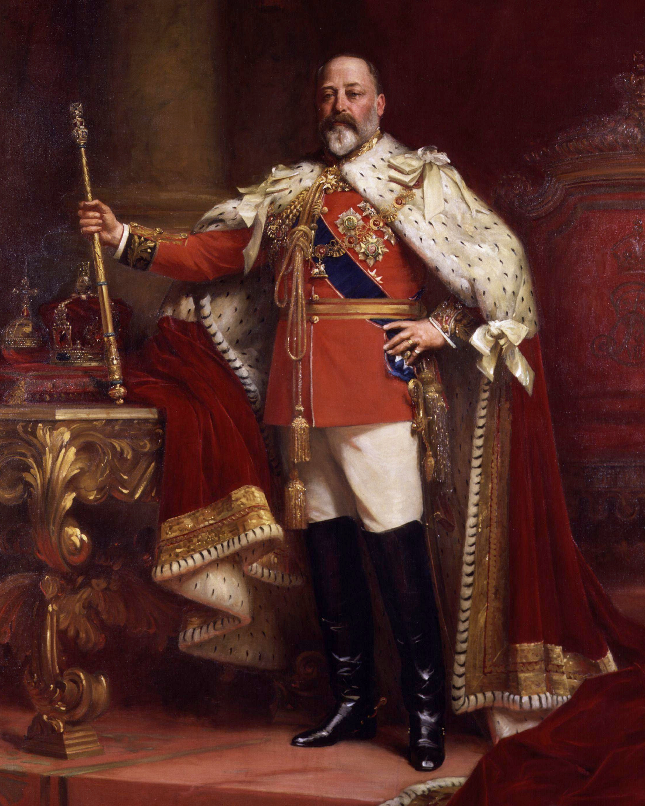 Portrait of King Edward VII (The Delicate Beauty of Edwardian Engagement Rings)