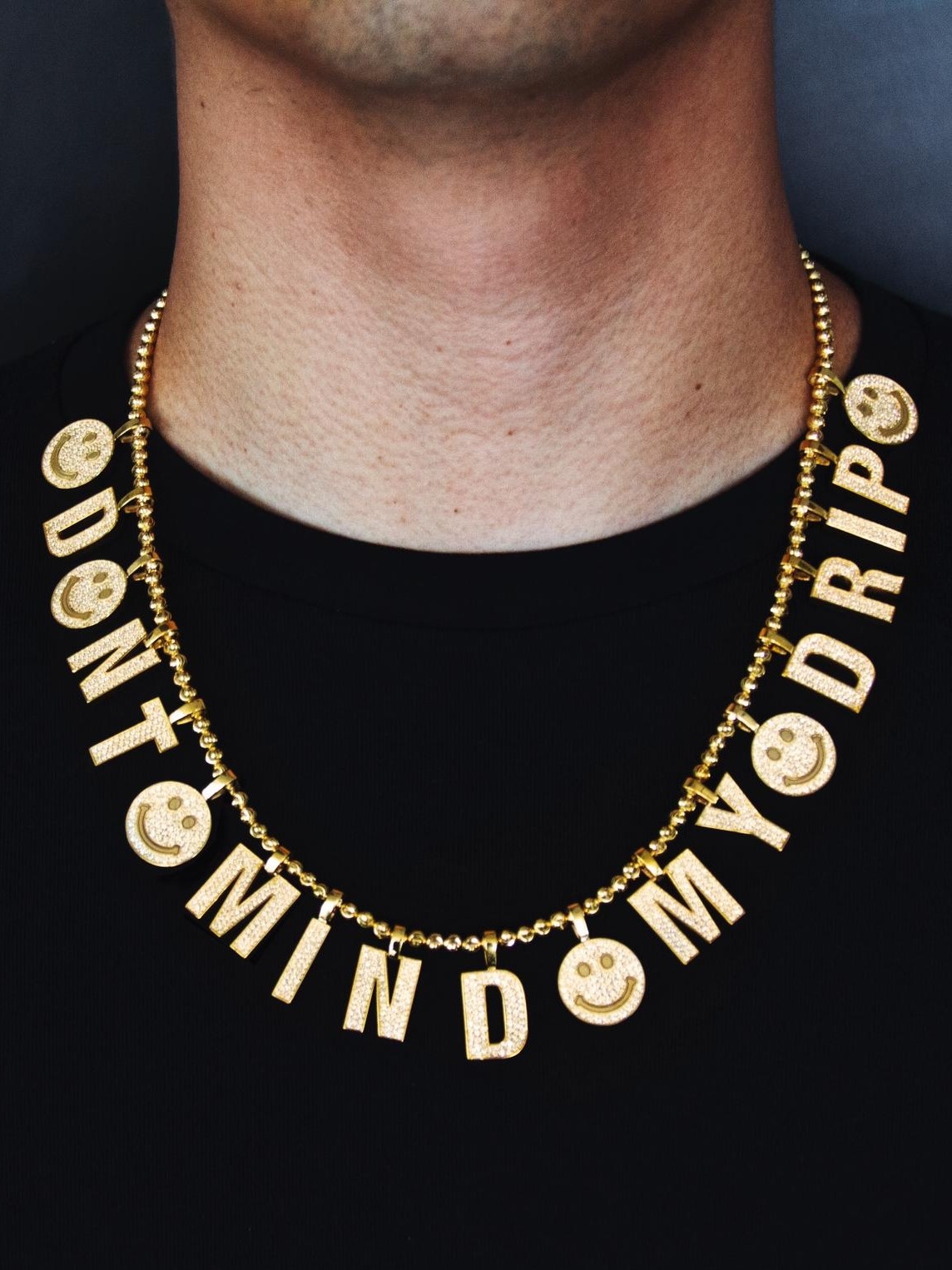 "DON'T MIND MY DRIP" Custom Chain made by Jason of Beverly Hills for Shai GIlgeous-Alexander as part of his NBA Jewelry collection