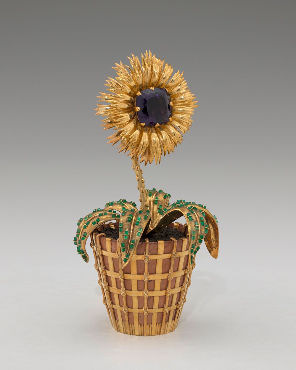 Bunny Mellon jewelry: Jean Schlumberger  (French, 1907–1987) Flower Pot