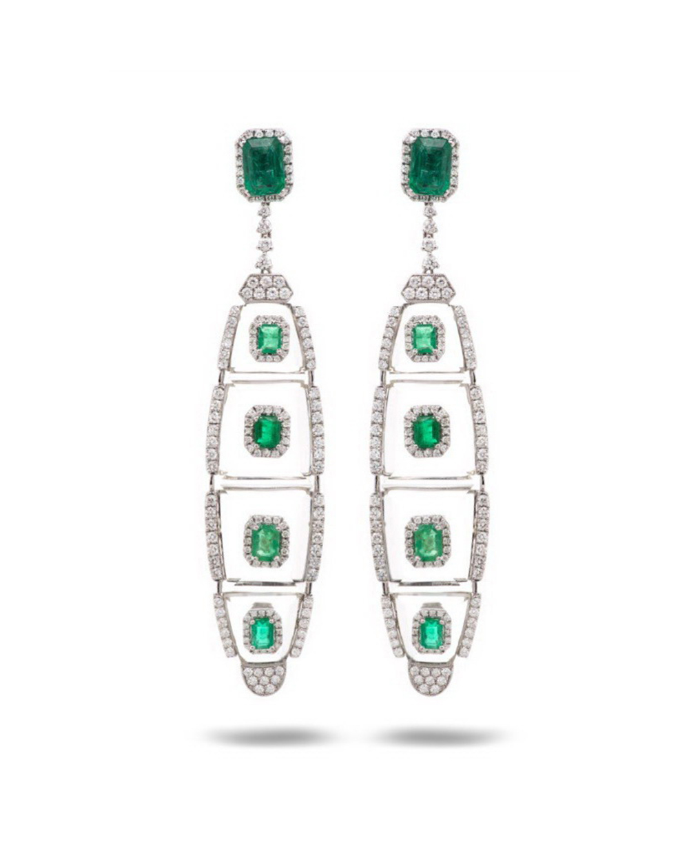Cocktail diamond earring