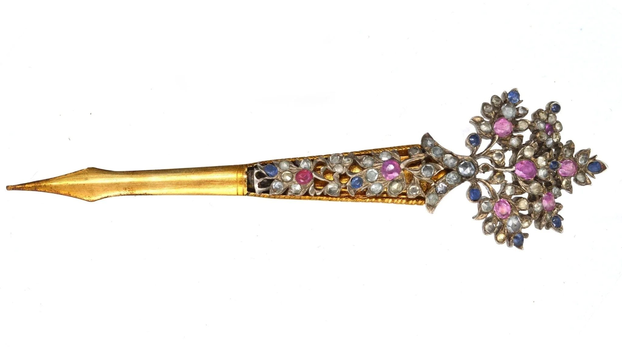 diamond hair pin 1890s