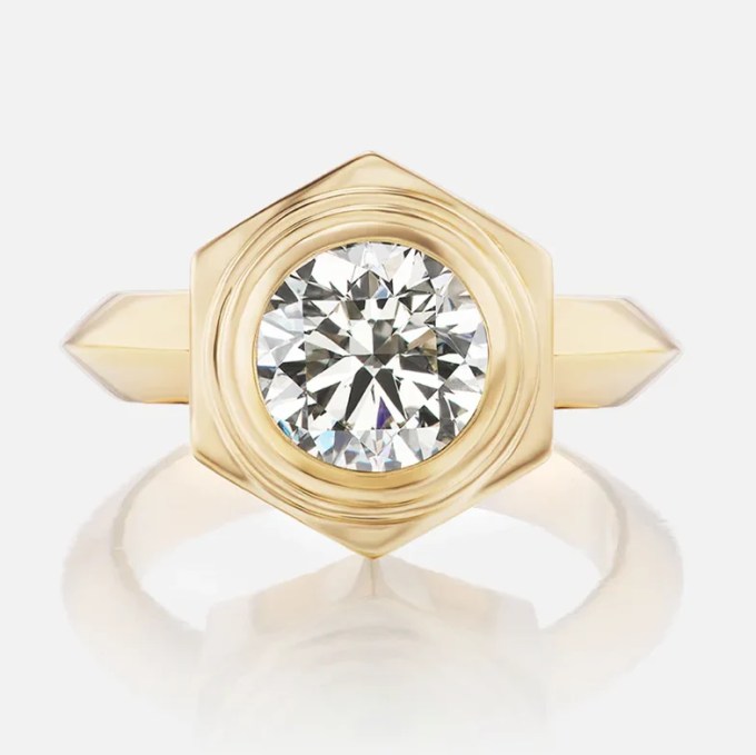 engagement ring trends less is more