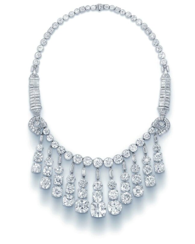 Doris Duke Cartier Diamond Fringe Necklace, Early 1930s