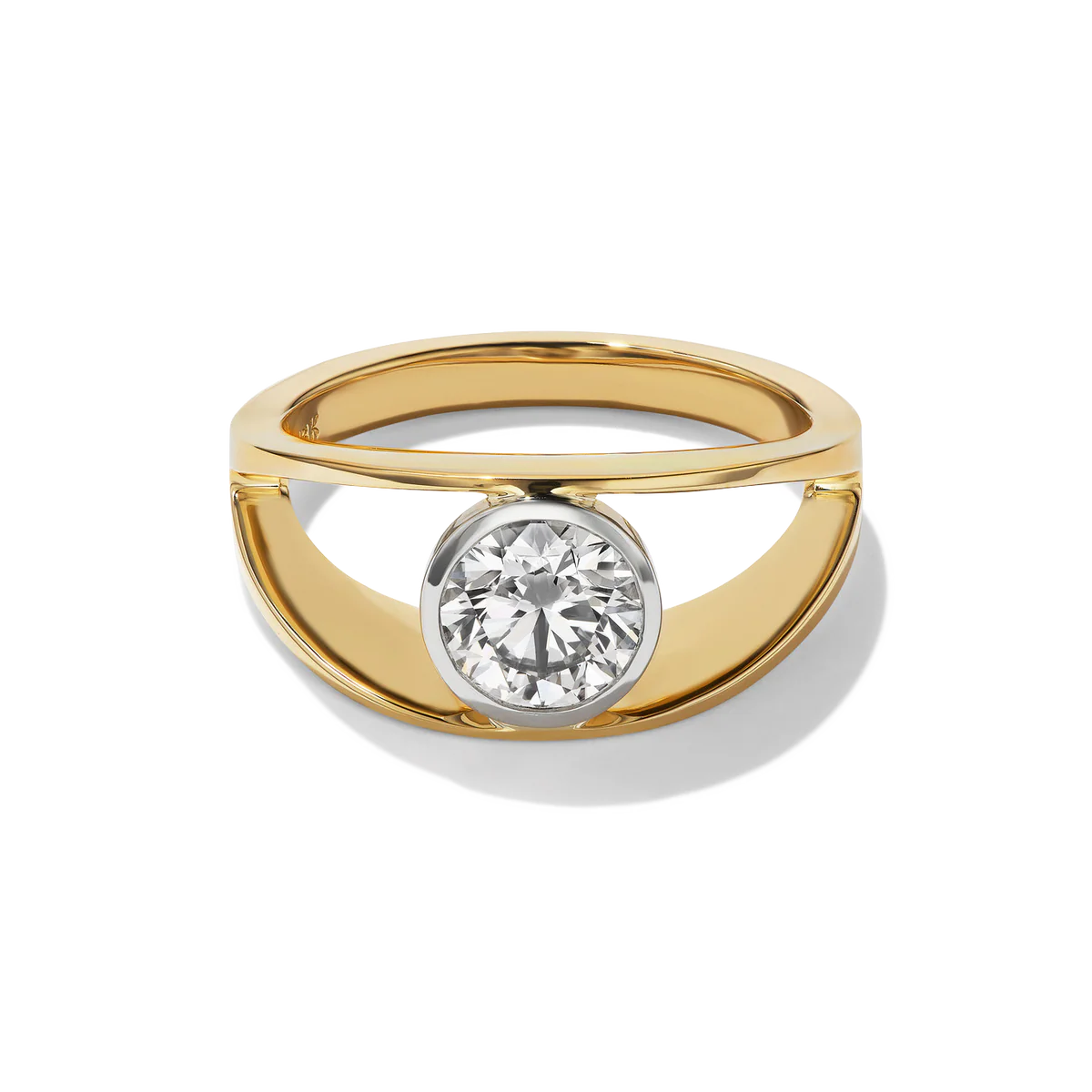 split shank engagement ring