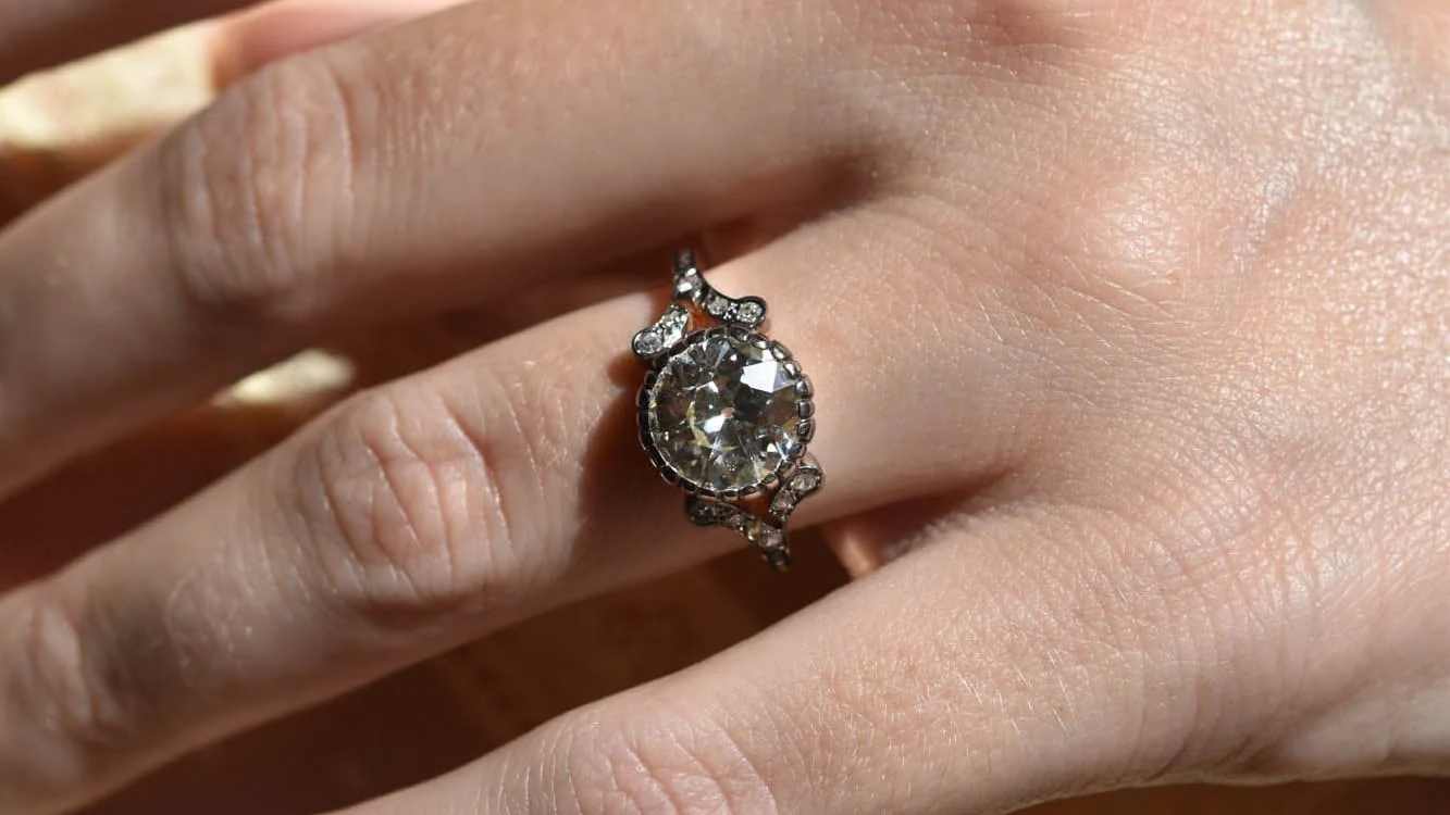 gothic engagement rings