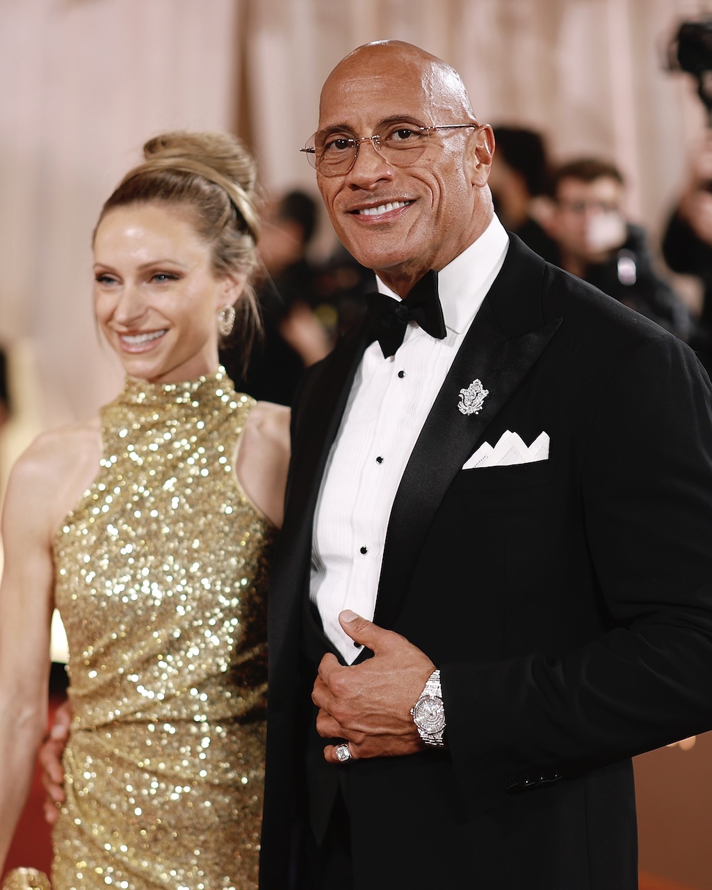 Dwayne 'The Rock' Johnson Wore Chopard Jewelry to the Golden Globes 2026