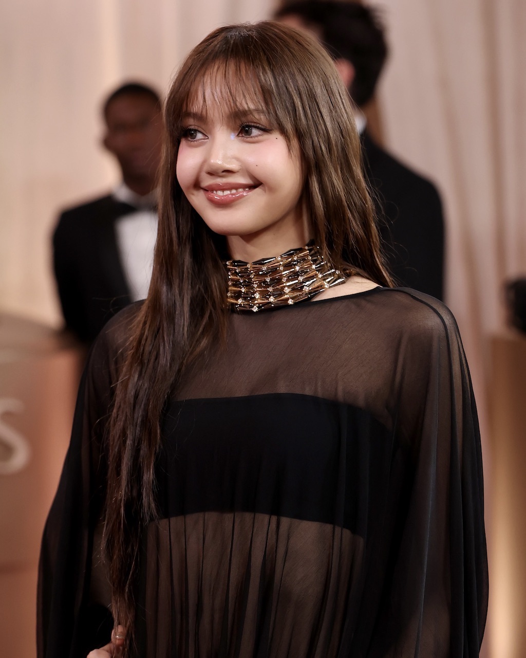 Lisa of BLACKPINK Wore Diamond Bulgari High Jewelry to the Golden Globes 2026