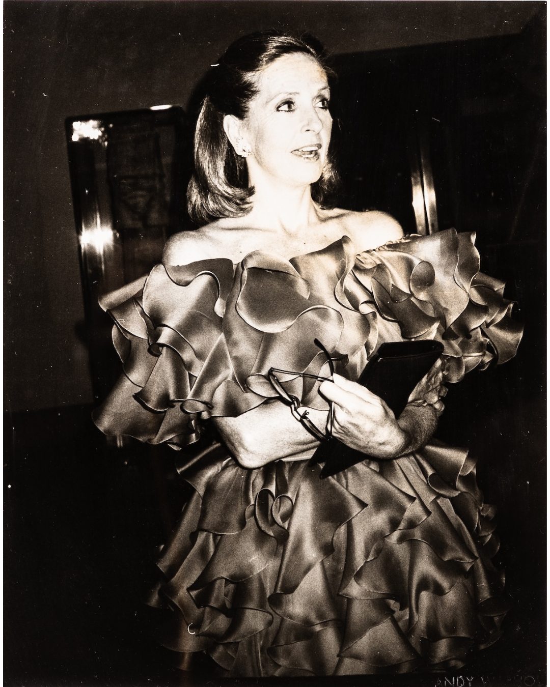 Doris Brynner photographiée par Andy Warhol
