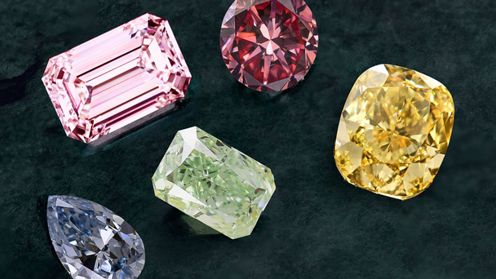 Diamond Colors (Courtesy of Fancy Color Research Foundation — FCRF)