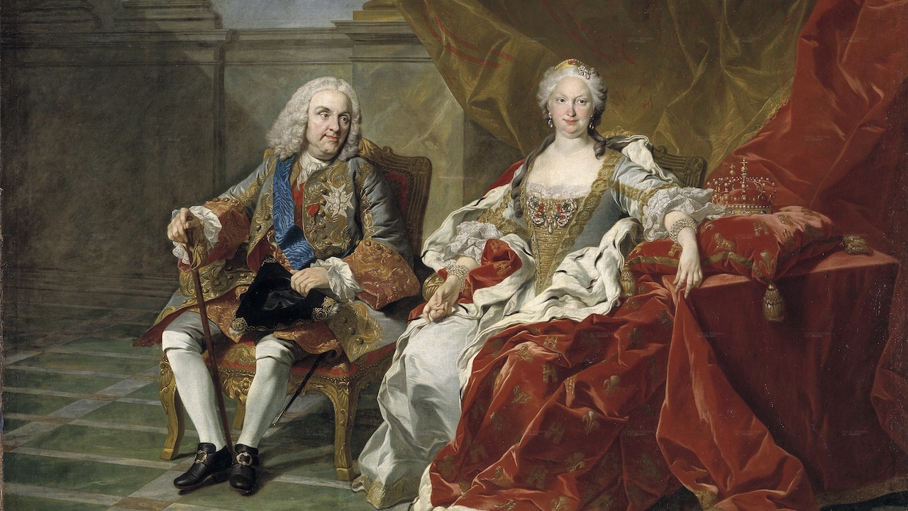 Farnese Blue Diamond Philip V of Spain and his queen consort Isabella Farnese (Elisabeth Farnese)