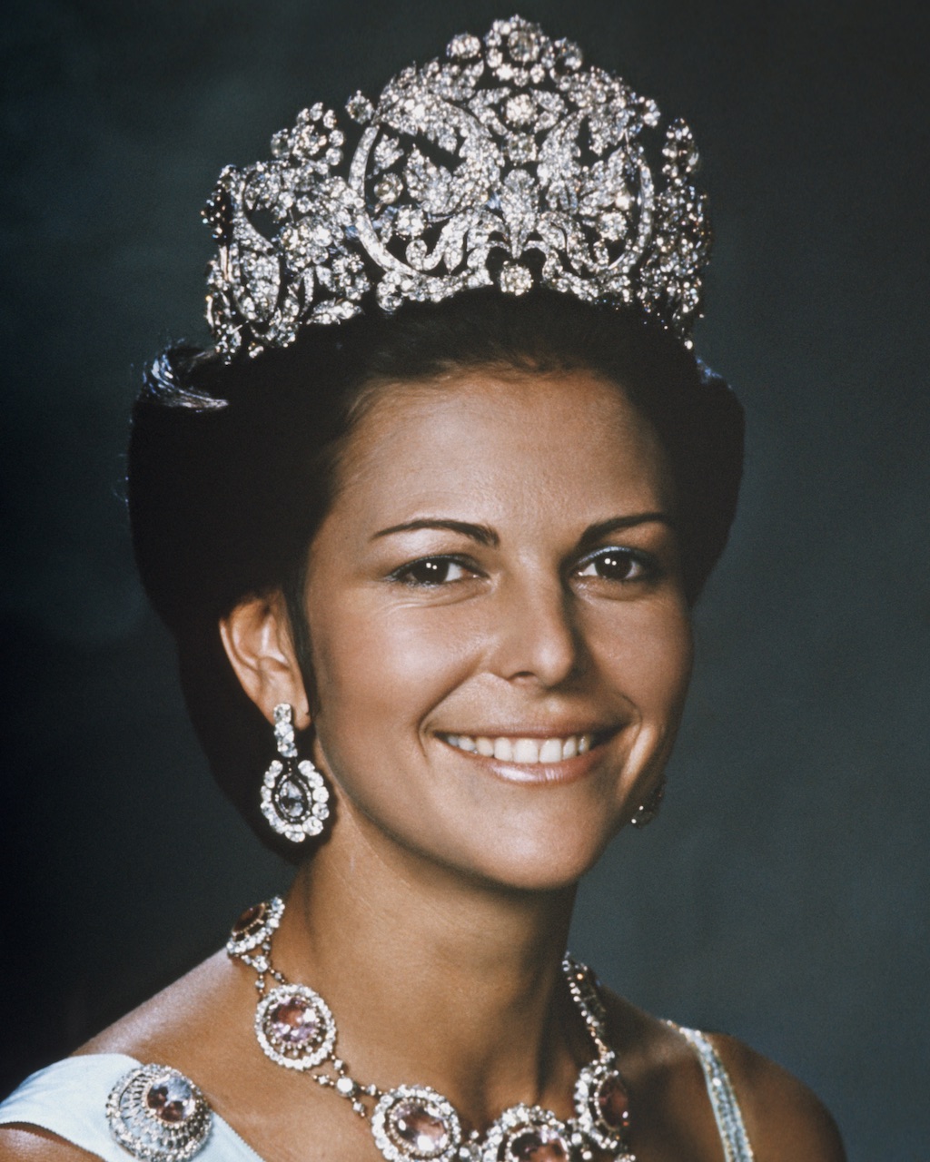 Best Royal Tiaras: The Bragança Tiara Queen Silvia of Sweden 