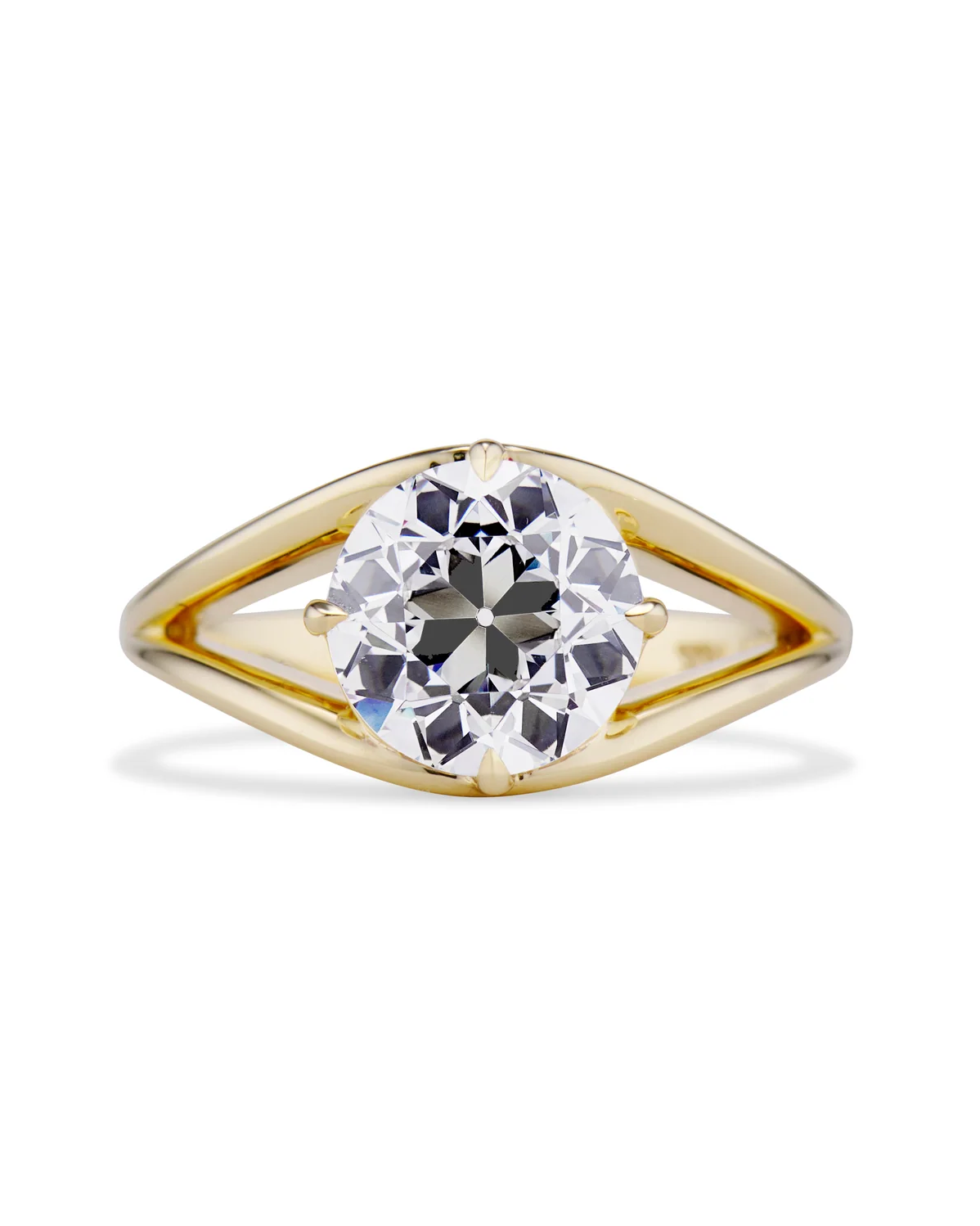 split shank engagement rings: Ashley Zhang Jewelry Rory Split Shank Engagement Ring