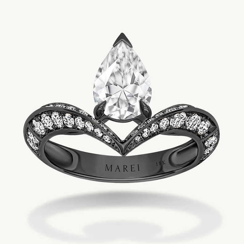 gothic engagement rings