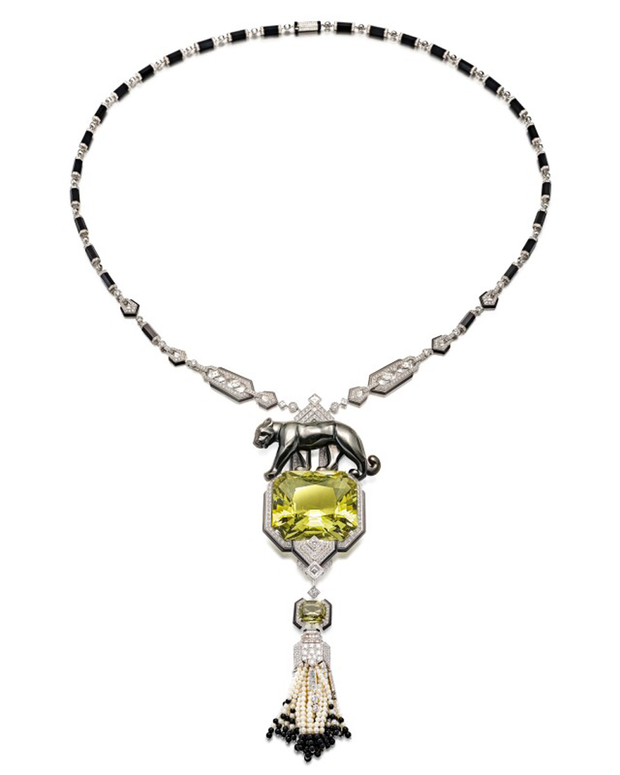 The panther—Jeanne Toussaint’s alter ego and Wallis Simpson’s most potent emblem—takes center stage in this Cartier creation by Toussaint, the Panthère Divine’ Sautoir.