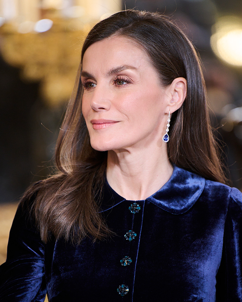 Queen Letizia of Spain receives the Diplomatic Corps accredited to Spain at the Royal Palace on January 23, 2026 in Madrid, Spain. (Photo by Carlos Alvarez/Getty Images)