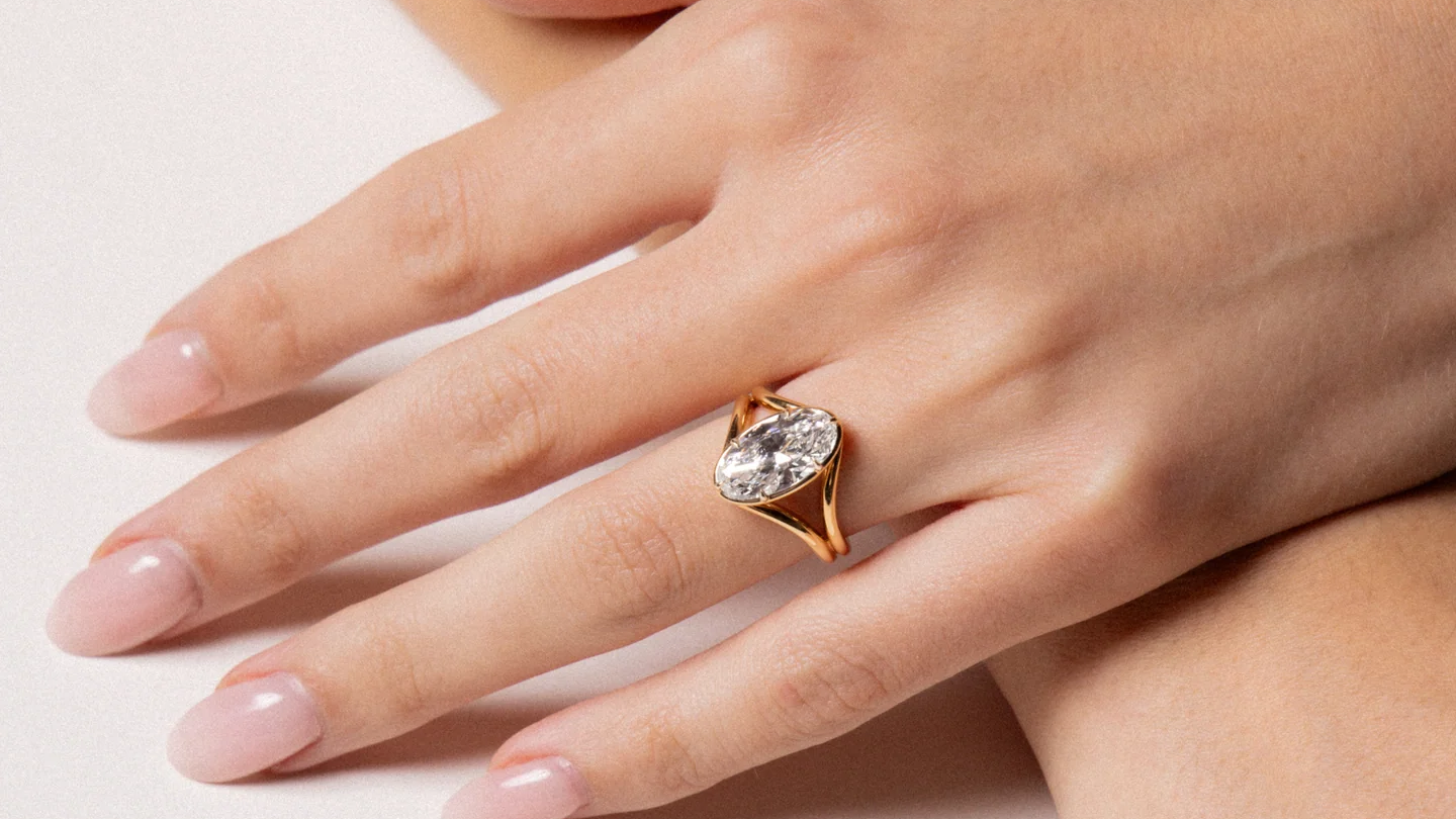 split shank engagement ring