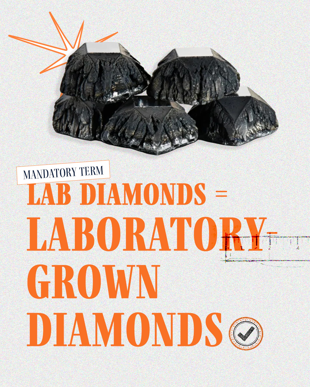 Natural diamond and laboratory-grown diamond comparison for new diamond industry rules