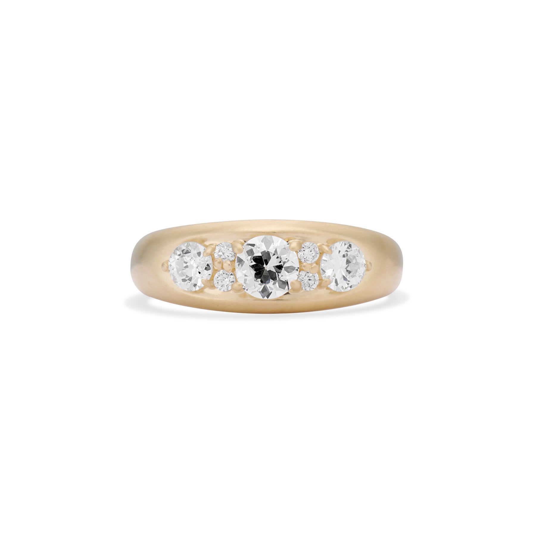ASHLEY ZHANG JEWELRY PALOMA OLD MINE CUT DIAMOND RING, $5,400, ashleyzhangjewelry.com
