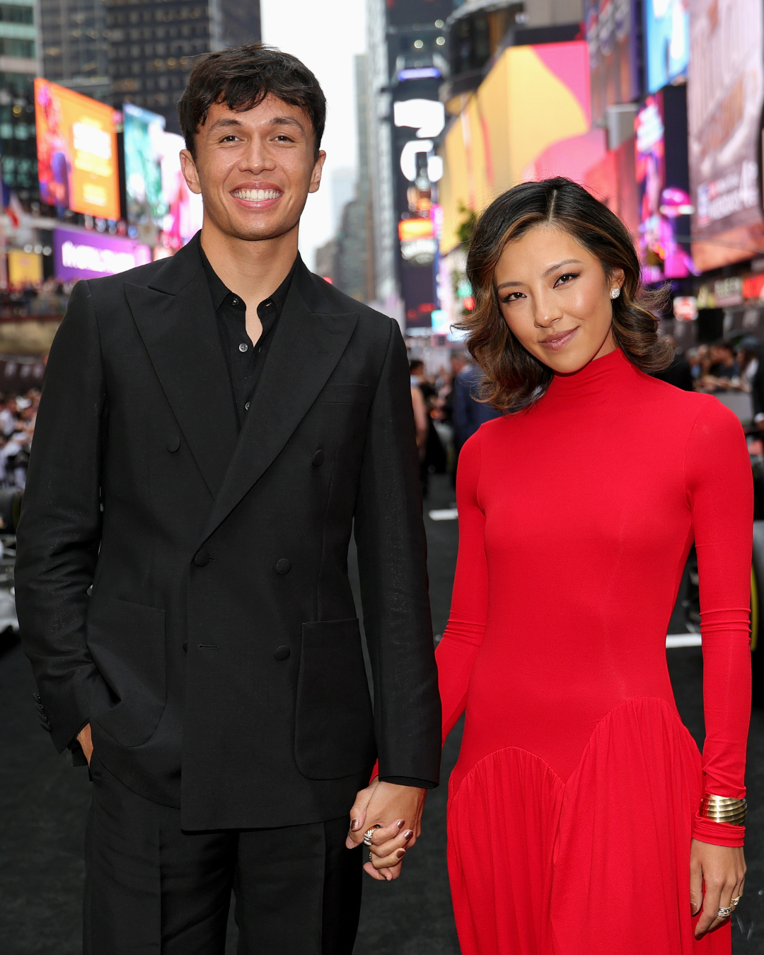 Alex Albon Lily Muni He engaged