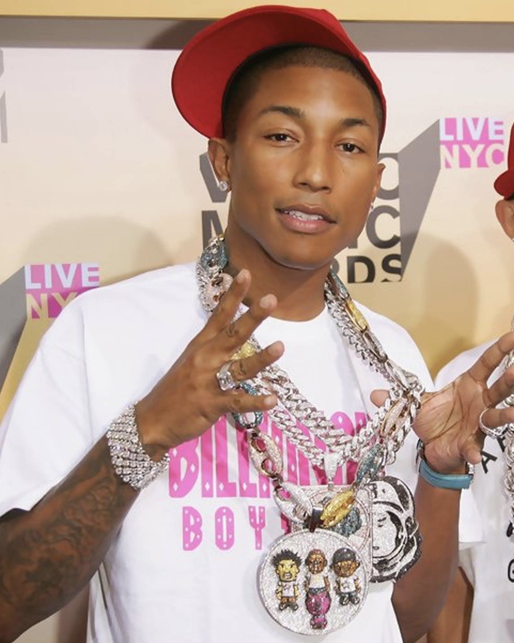 Pharrell Williams in Jacob & Co. Jewelry (Courtesy of Jacob & Co.)