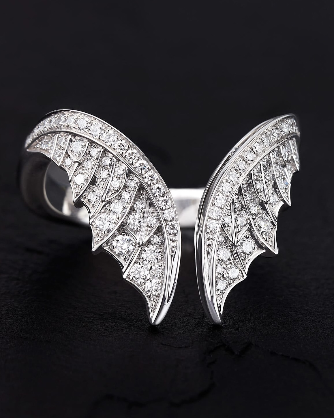 Party Ring Jacket, featuring diamond wings. (Courtesy of Stephen Webster)