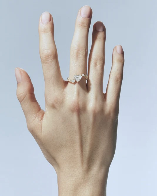 Heart Shaped Diamond Ring Sophie Bille Brahe 