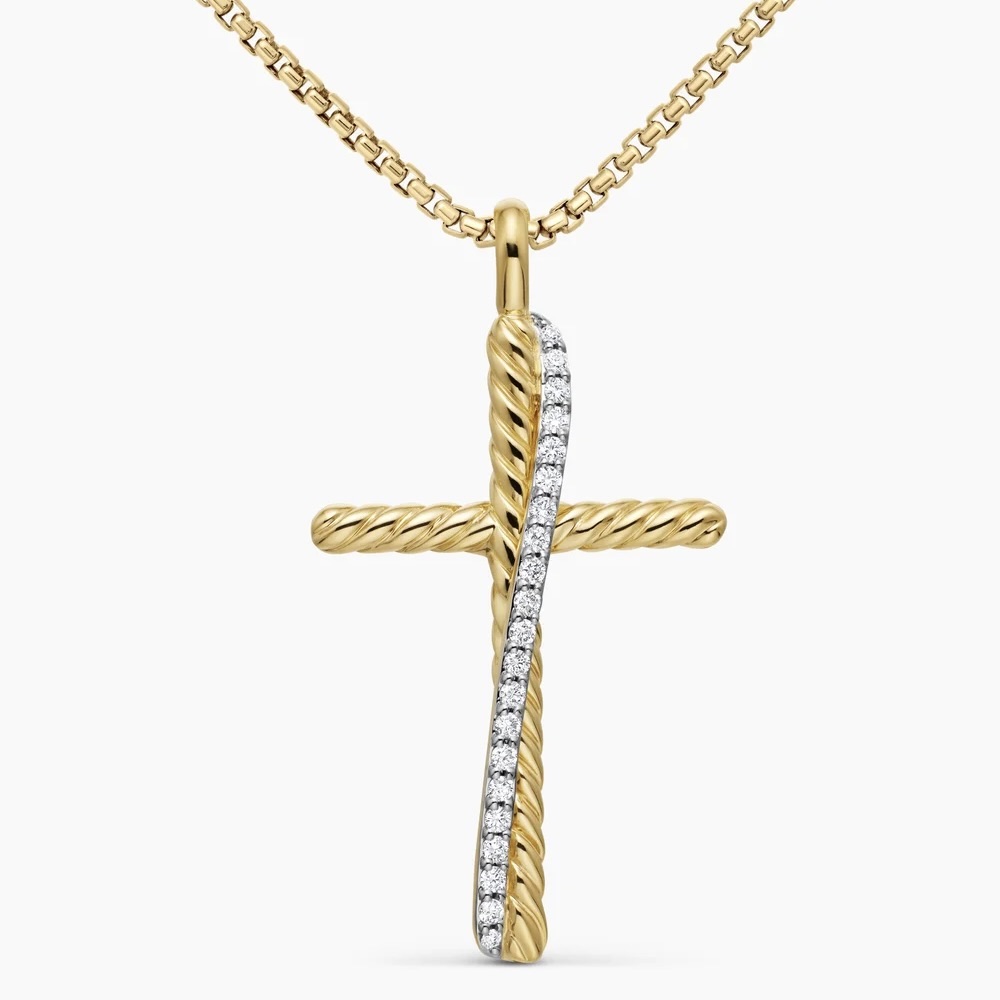 David Yurman CROSSOVER CROSS NECKLACE