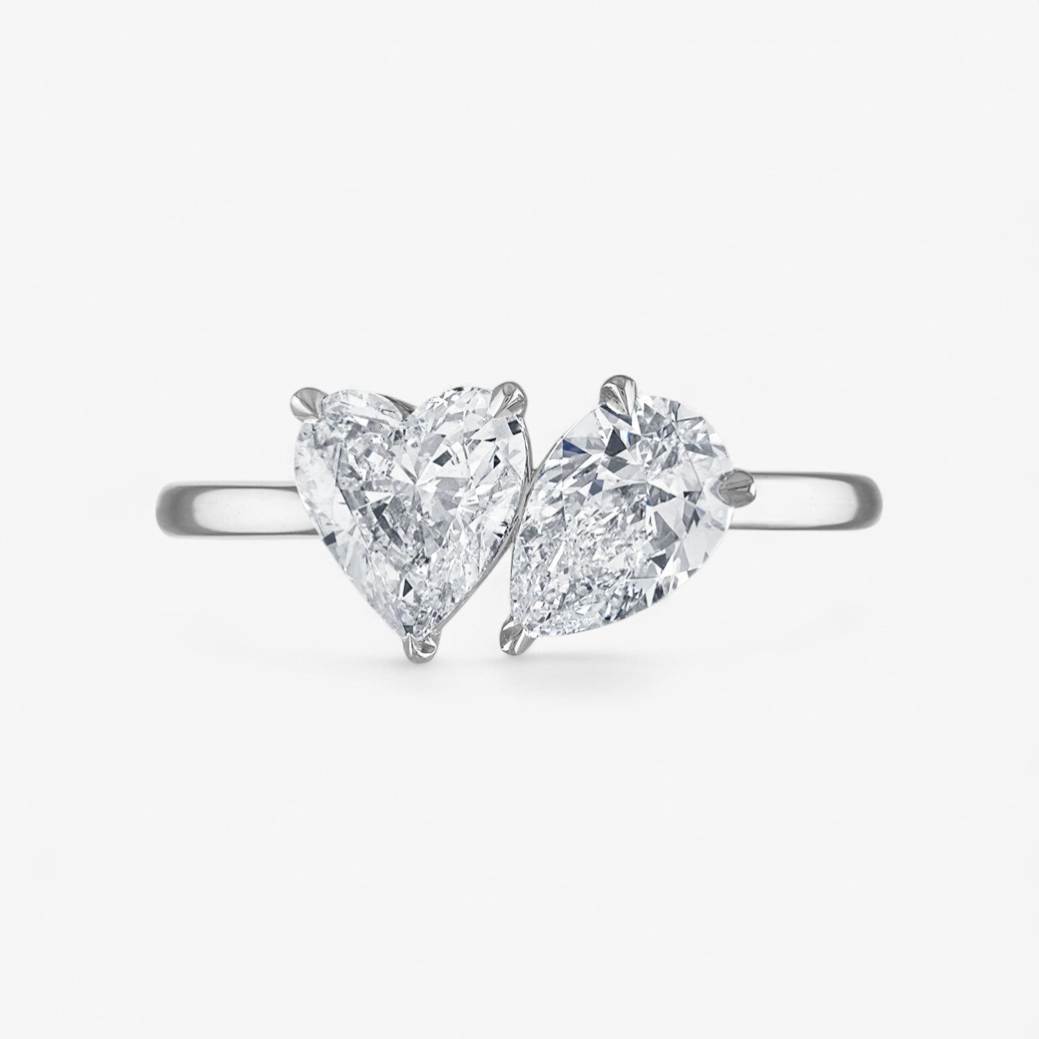 Stephanie Gottlieb heart shaped diamond ring