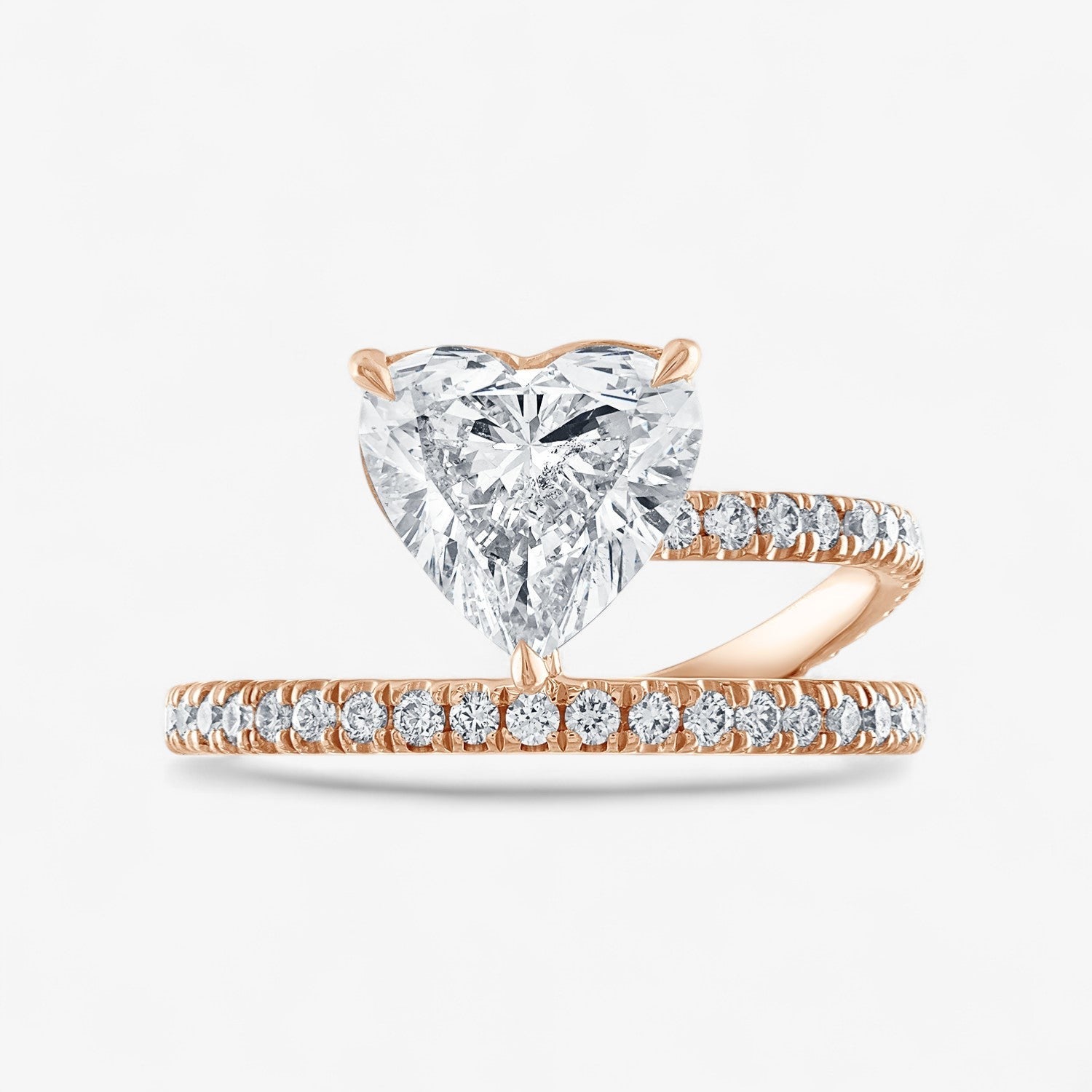 Stephanie Gottlieb heart shaped diamond ring