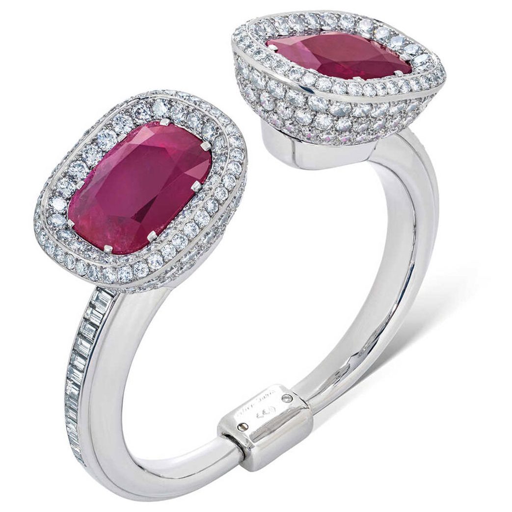 Wallis Simpson Suchess of Windsor's Cartier Diamond and Ruby Bracelet, 1938