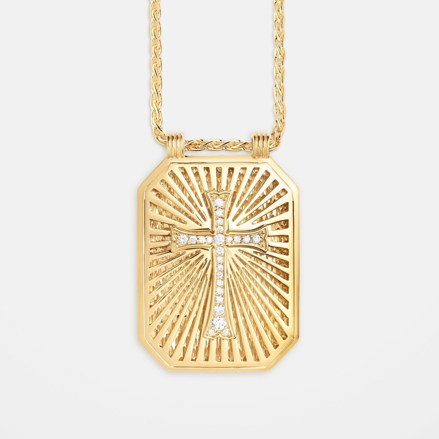 Marie Lichtenberg Diamond Cross Necklace