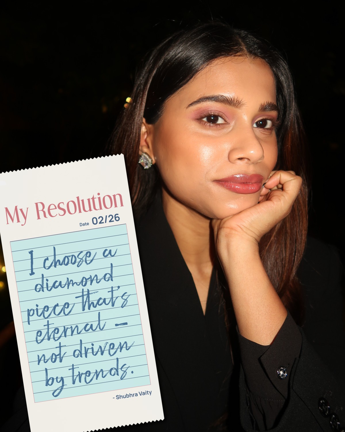 Shubhra Vaity’s buy diamond thats eternal, not driven by trends.