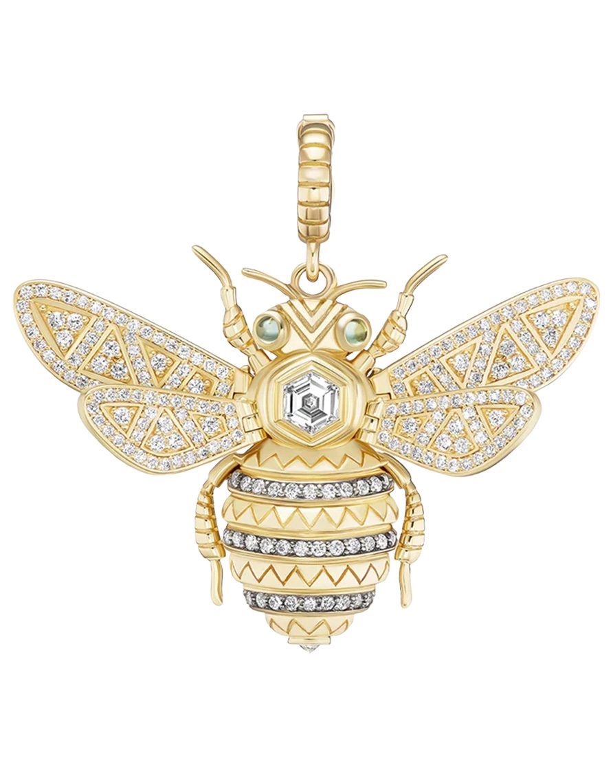 insect jewelry: harwell godfrey bee pendant